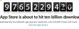The 10 billionth app!