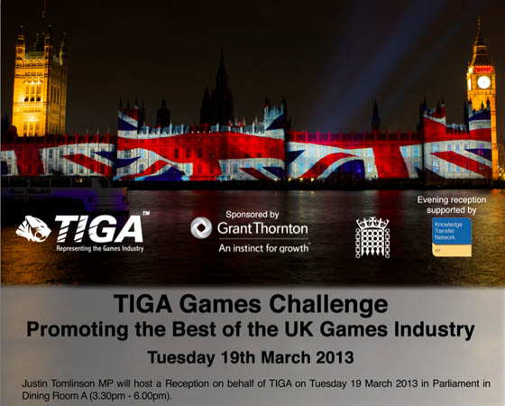 TIGA Games Event at Houses of Parliament