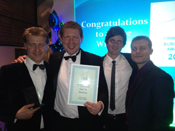 Neon Play at Cirencester Business Awards