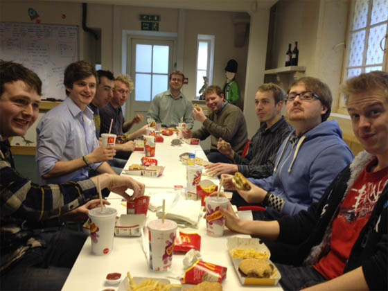 Neon Play McDonald's lunch - 10 reasons to work at Neon Play