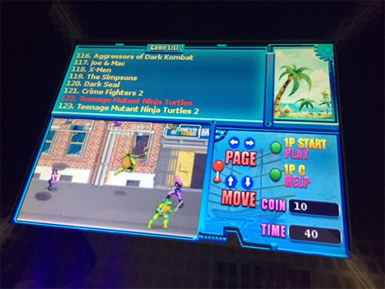 Neon Play arcade machine