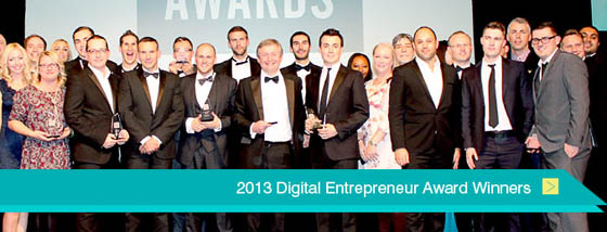 Digital Entrepreneur Awards winners