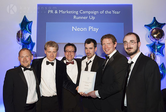 Cirencester Business Awards PR & Marketing Neon Play