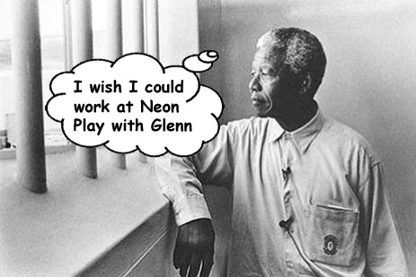 Nelson Mandela wants to join Neon Play